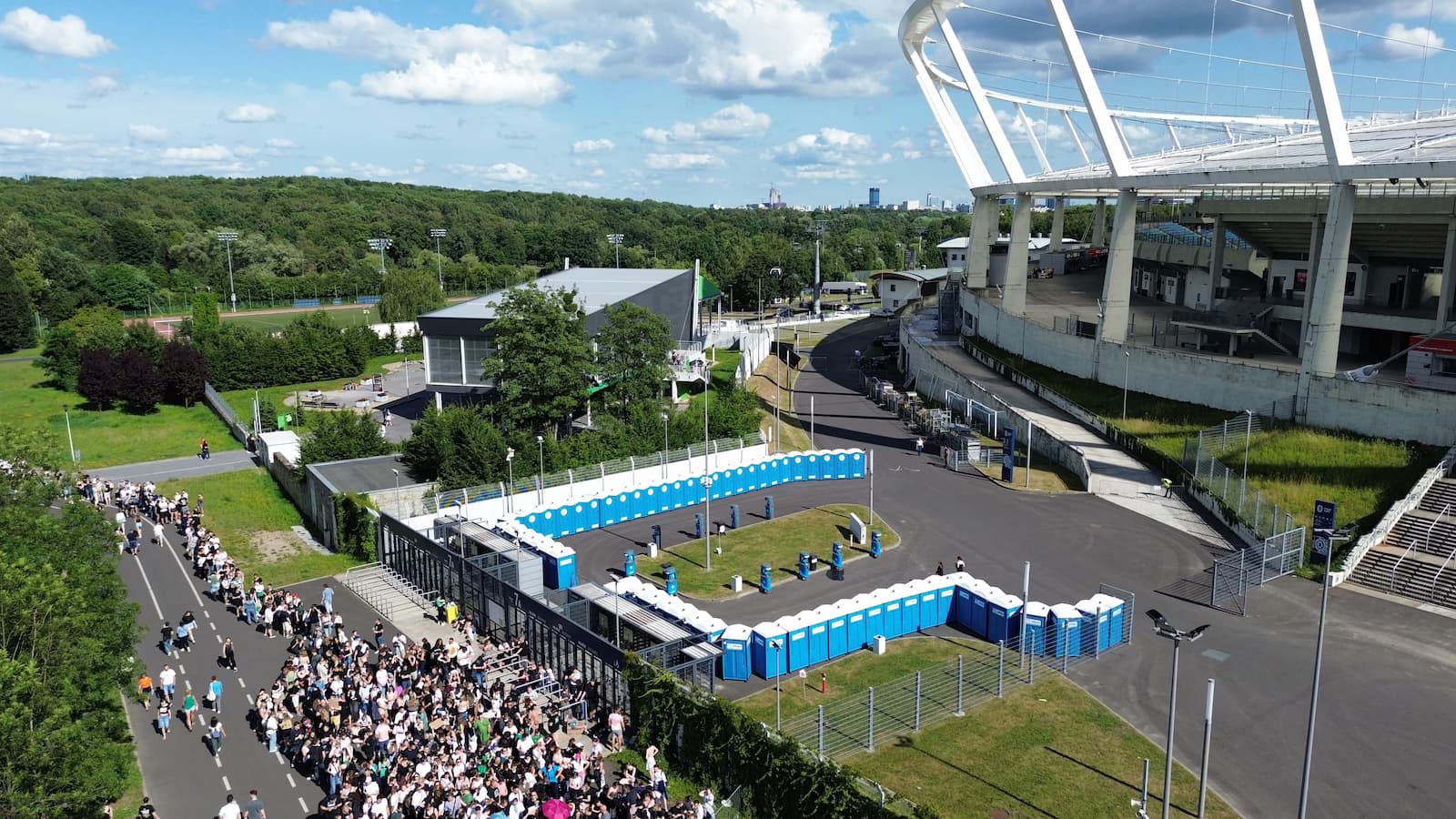 Realizacja mToilet - Stadion Narodowy